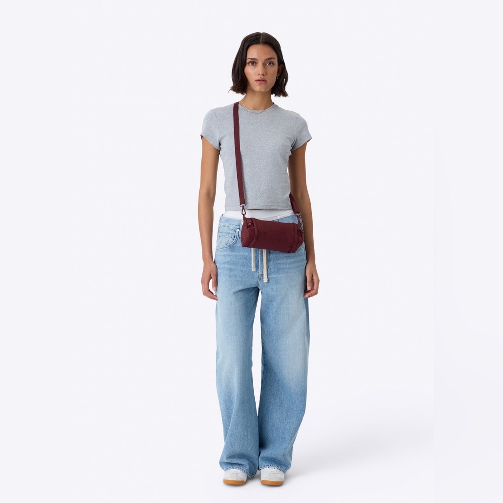 BEIS Burgundy Expandable Crossbody Charm